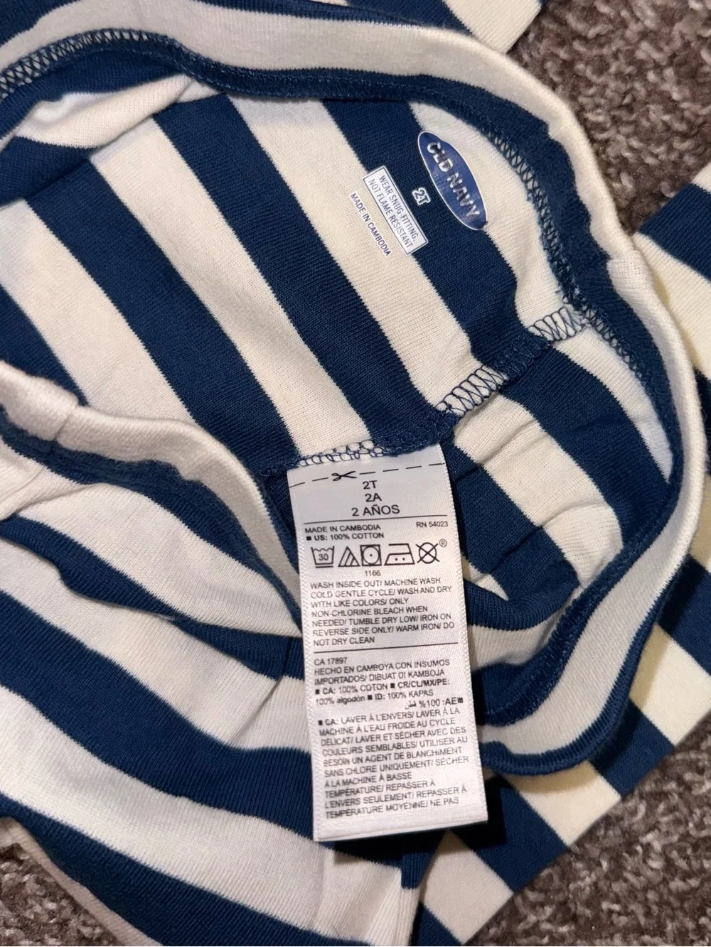 Old Navy Striped Kids Pajama Bottoms